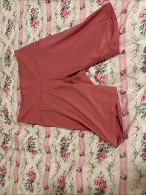 Old Navy Pink High-Rise Bike Shorts